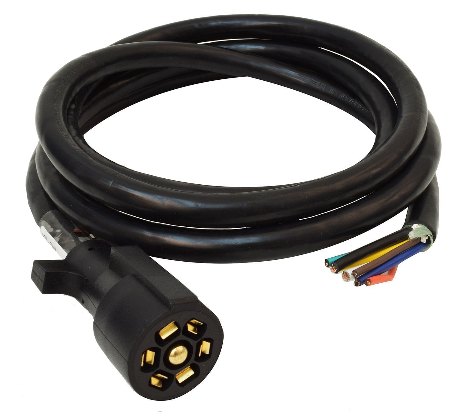 Mighty Cord 7Way Trailer Cord, 8', Bulk
