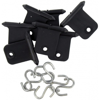 Awning Accessory Hangers, Black, Carded