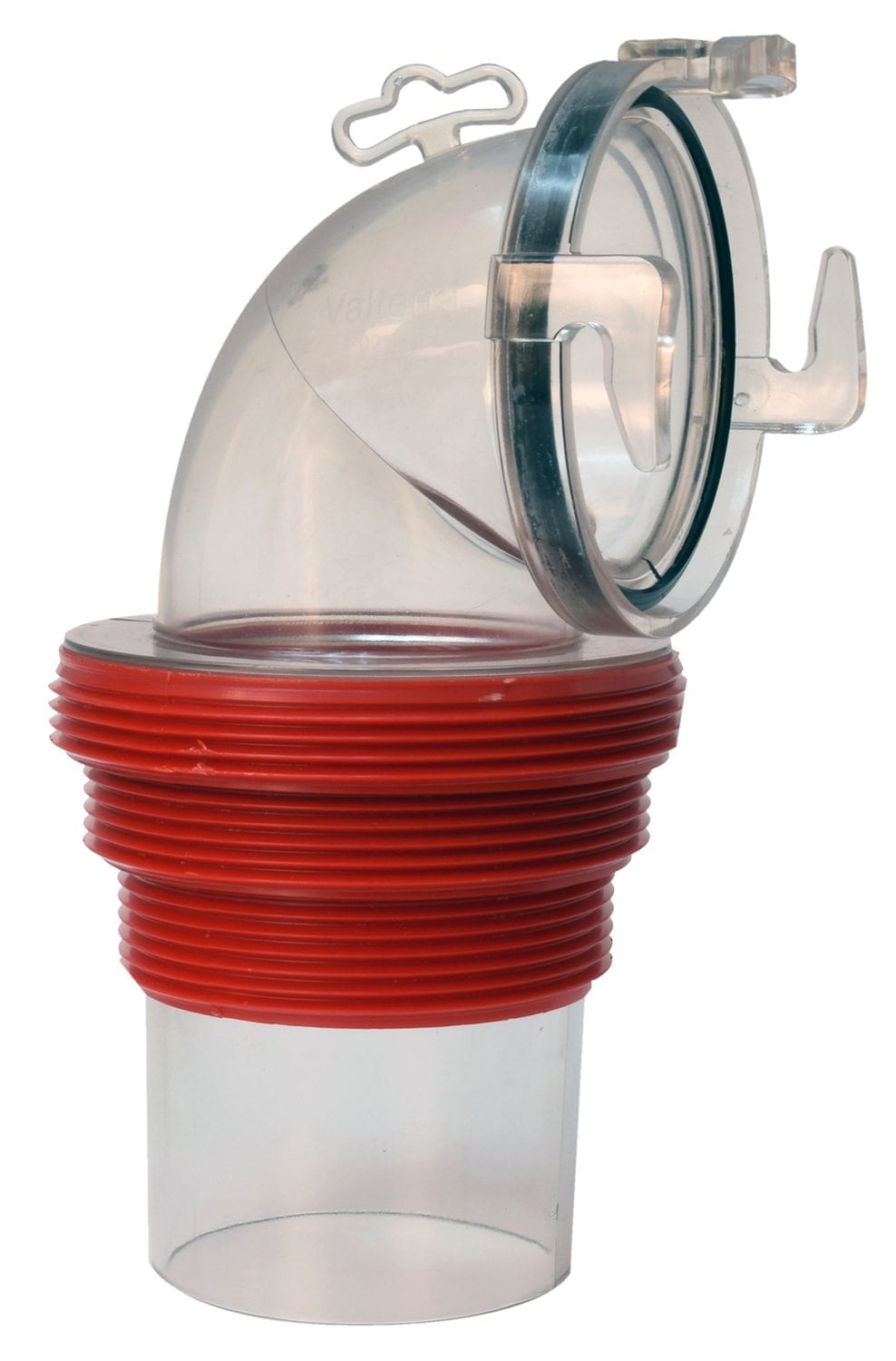 EZ Coupler Threaded 90-Degree Bayonet Sewer Fitting - Clear 